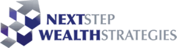 Logo for "Next Step Wealth Strategies" with a 3D cube design on the left, followed by the company name in blue and gray text to the right. Logo for "Next Step Wealth Strategies" with a 3D cube design on the left, followed by the company name in blue and gray text to the right.